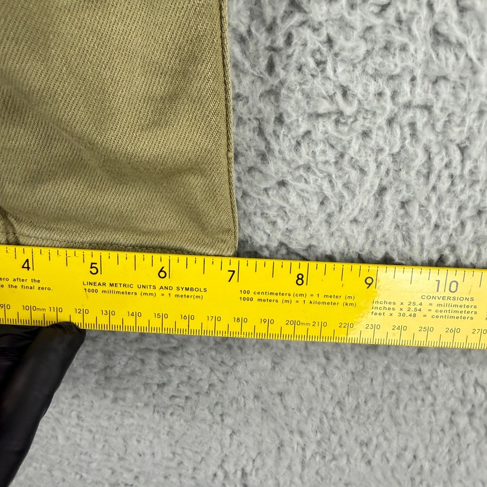 Sezane Herve Trousers Womens 38 US 6 Green Organic Cotton Tapered Utility Pants - Picture 8 of 14
